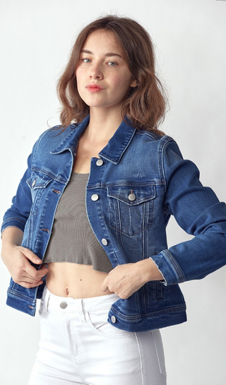 Vintage Washed Denim Jacket