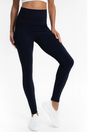 Tummy Control Ribbed Leggings