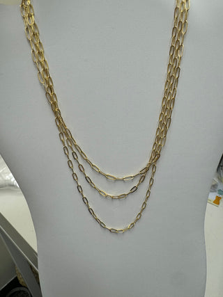 Paper Clip Chain Necklace