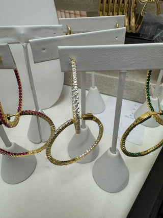 RhineStone Hoops